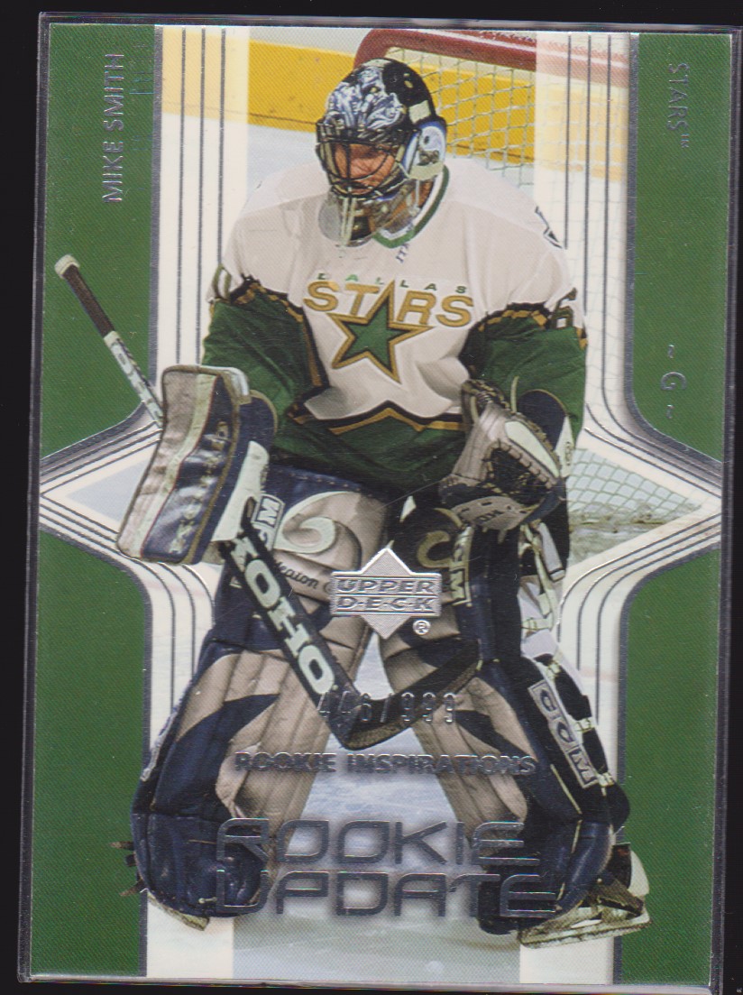 2003-04 Upper Deck Rookie Update #138 Mike Smith RC 446/999 (image for) 2003-04 Upper Deck Rookie Update #138 Mike Smith RC 446/999
